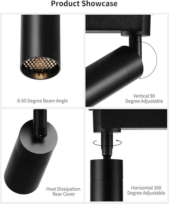 Gpaillumic LED Track Lighting Heads Compatible - Image 3