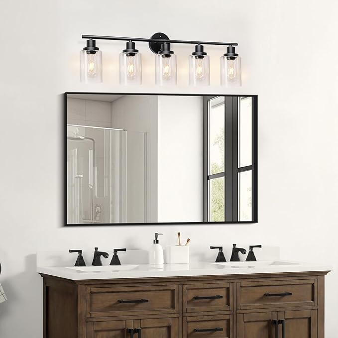 Unicozin Modern Bathroom Light Fixtures, 5 Light Vanity Lights, Living Room - Image 6