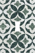 Bvtewkhz Green Luxury Modern Cubic Marble 1 Gang Single Toggle Decorative Light by Unknown