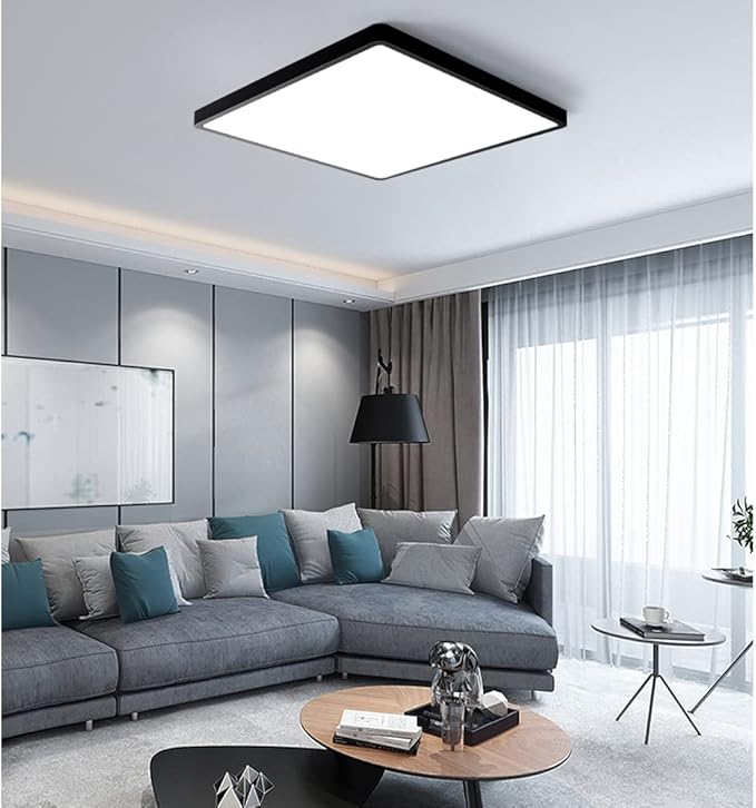 12inch 24W LED Flush Mount Ceiling Light, 3000K Square LED Ceiling Light - Image 6