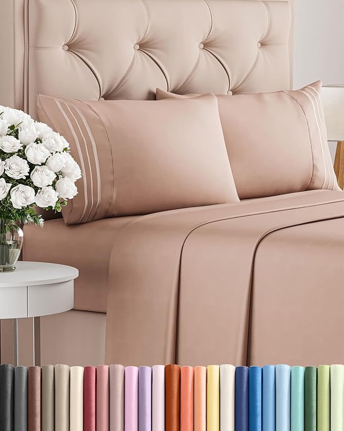 King Size 4 Piece Sheet Set by CGKUnlimited