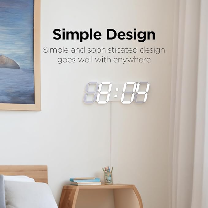 mooas 3D LED Clock - Image 2