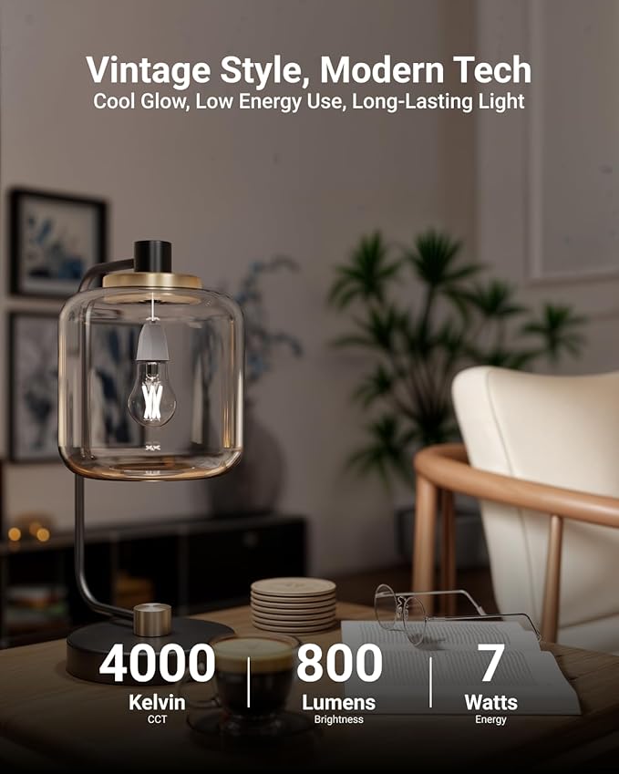 Sunco 16 Pack A15 Light Bulb LED, Edison Style Bulb, Dimmable Vintage Filament - Image 2