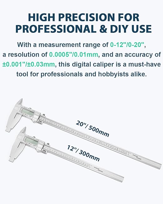 Mxmoonfree 20-Inch Digital Caliper - Image 7