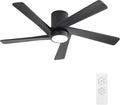 WINGBO 54 Inch Flush Mount DC Ceiling Fan by HomePage
