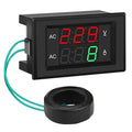 DROK Volt Amp Meter, AC 500V 200A Digital Voltmeter Ammeter Panel, 0.39 Inches by DROK