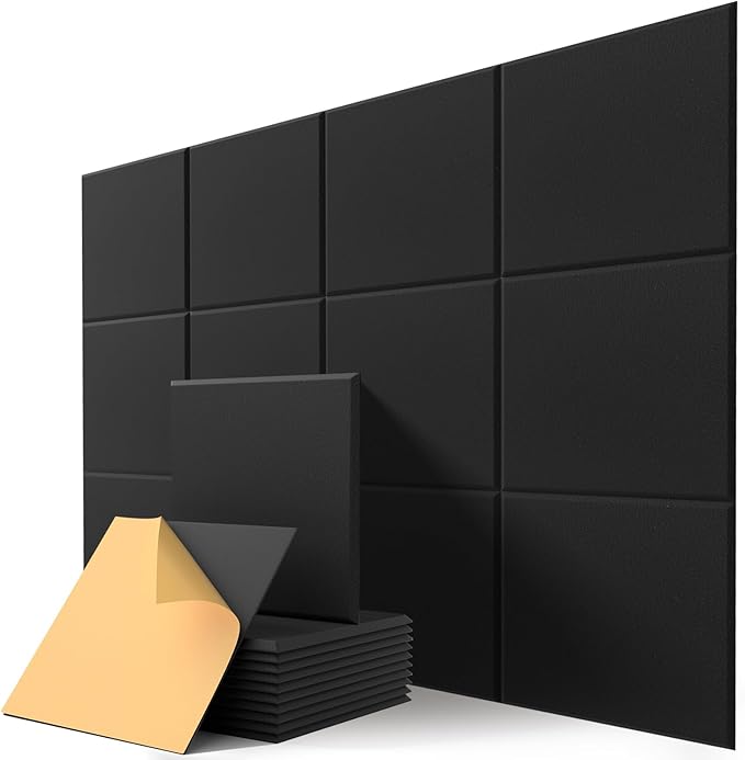 Square Acoustic Wall Panels, Sound Absorbing Panels by Kuchoow
