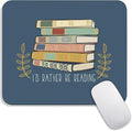 Armanza Square Mouse Pad Books, Personalized Premium-Textured Custom Mouse Mat by Armanza