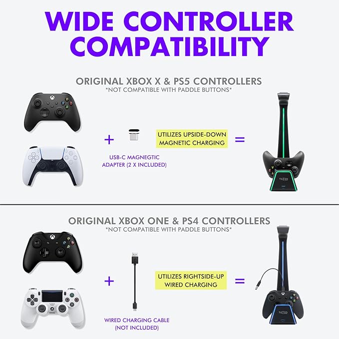 Tilted Nation 3 in 1 Gaming Headset and Controller Stand - Image 5