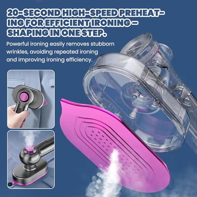 Saker Mini Steam Iron 2026|Portable Handheld Garment SteamerCompact Home Travel - Image 7
