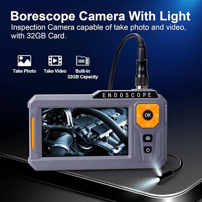 5‘’ Dual Lens Endoscope Camera - Image 7