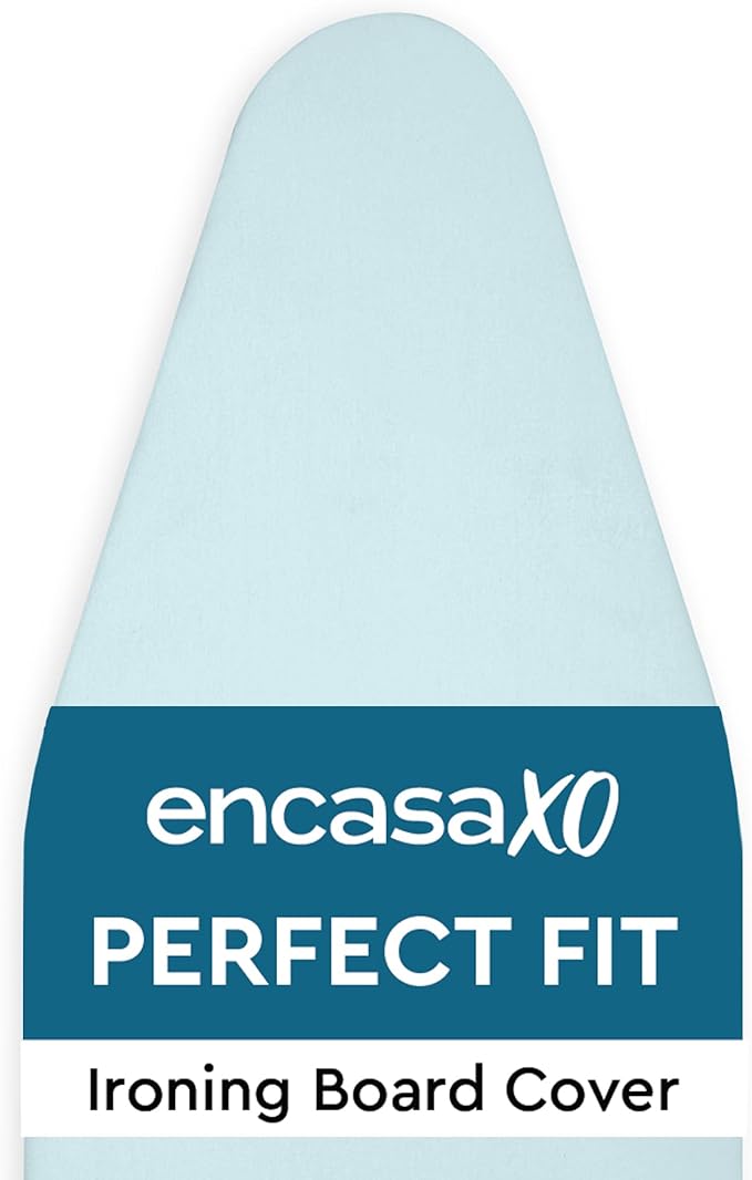Encasa XO Ironing Board Cover and Pad 49"x18" - 4mm Felt Wide Iron Board Cover by EncasaXO