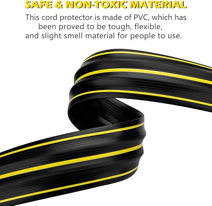 20Ft Cord Covers for Wires on Floor, 3-Channel Floor Cord Cover - Image 3