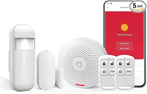 150W Wireless Security System for House, WiFi Door/Window Sensors Alarm System by Unknown