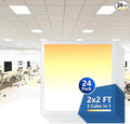 CycevSun 2x2 LED Drop Ceiling Lights Flat Panel Fixture, 0-10V Dimmable by CycevSun