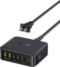 Baseus Charging Station 120W, 6-in-1 USB-C PD Fast Charging Desktop Charger by Baseus