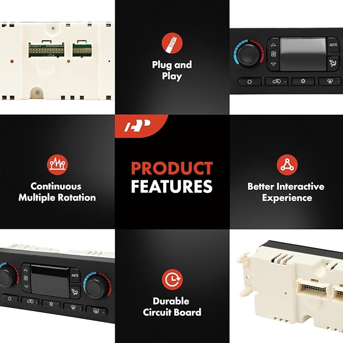A-Premium Automatic Climate Control Module A/C & Heater Control Panel Compatible - Image 7