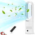 Hiluce Bladeless Fan for Bedroom, Tower Cooling Fan, 20dB Quiet, Standing Fans by Hiluce