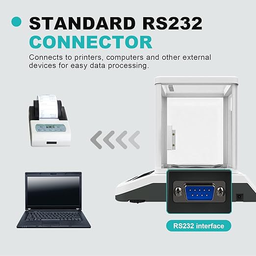 JOANLAB Analytical Balance 500g x 1mg Scale High Precision 0.001g Accuracy - Image 6