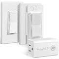SURAIELEC 3 Way Wireless Light Switch, Remote Control Outlet, Decorator Rocker by SURAIELEC