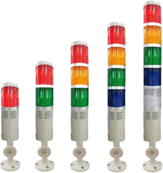 YJINGRUI LED Industrial Signal Tower Light 5 Colors Flash LED Light by YJINGRUI