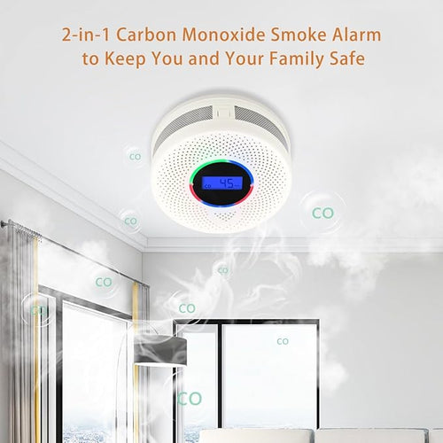 10-Year Battery Wireless Interconnected Smoke and Carbon Monoxide Detector - Image 2