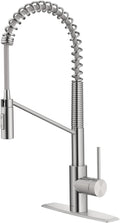 KRAUS Oletto Commercial Style Single Handle Pull Down Kitchen Faucet by KRAUS