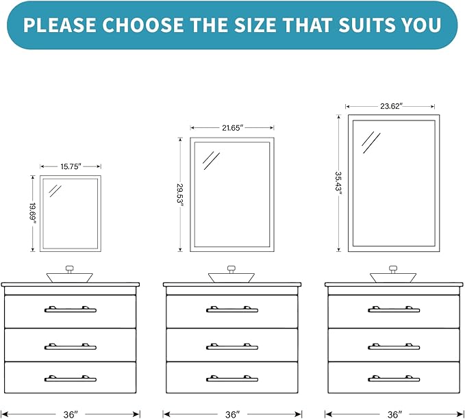 Oak Wood Effect Framed Wall Mirror, 30x40 Rectangle Mirror, Anti-desilvering - Image 9
