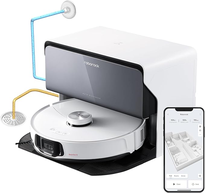 roborock S8 MaxV Ultra with Refill & Drainage System Robot Vacuum and Mop by Roborock