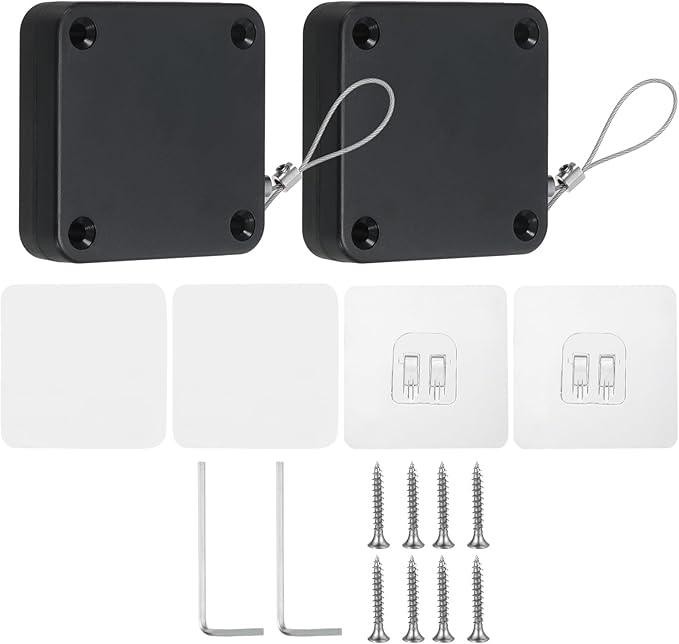 PATIKIL Punch-Free 800g Automatic Sliding Screen Door Closer by PATIKIL