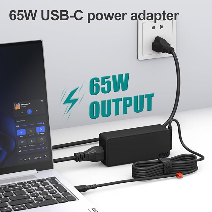 65W USB-C Laptop Charger Compatible - Image 2