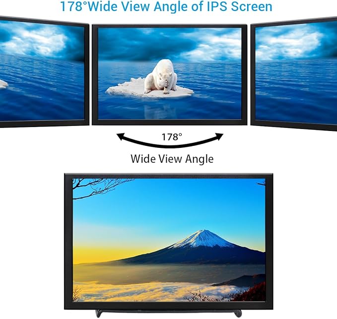 ELECROW 8" Portable Monitor, 1280x800 Mini Non-Touch Capacitive Monitor - Image 2