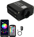 AZIMOM Small Size 16W Twinkle& Sound Activated Fiber Optic Light Source RGBW by AZIMOM