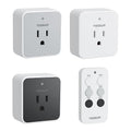 Remote Control Outlet, TESSAN 3 Pack Wireless Remote Light Switch, On Off by TESSAN