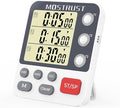 MOSTRUST Digital Dual Kitchen Timer, 3 Channels Countdown Triple Timer by MOSTRUST