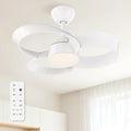 FANX 22 Inch Ceiling Fan with Light and Remote, Quiet DC Motor, Dimmable LED by FANX