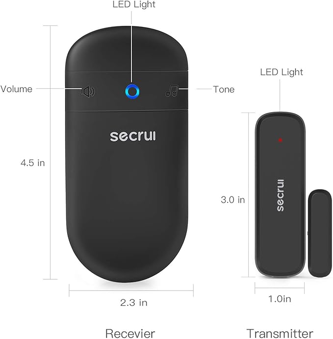 SECRUI Door Chime, Door Sensor Chime - Image 6