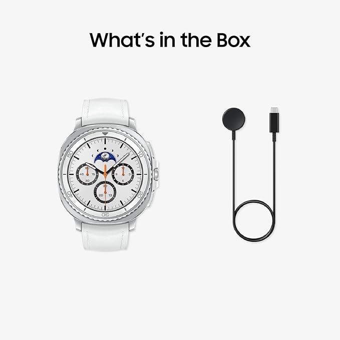 Samsung Galaxy Watch 8 Classic 46mm LTE Smartwatch, Cushion Design, Rotating - Image 11