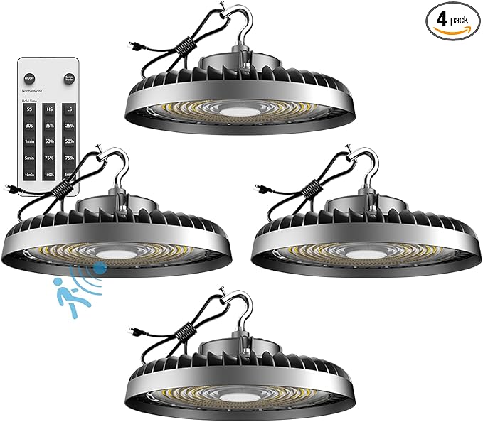 Lightdot Smart 250W LED High Bay Shop Light 37500lm Commercial Bay Lighting by LightdotLighting