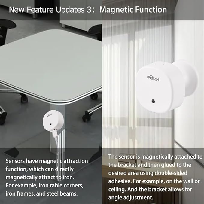 Presence Sensor, WenzhiIoT Smart Motion Sensor Zigbee 24 GHz Radar MmWave - Image 8