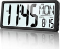 XREXS Large Digital Wall Clock Battery Operated by XREXS