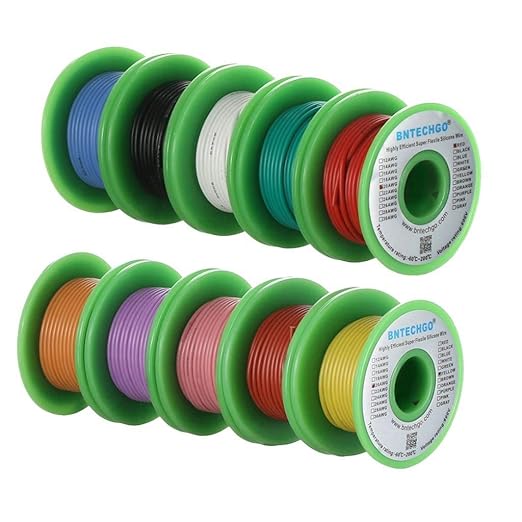 BNTECHGO 20 Gauge Silicone Wire Kit 10 Color Each 25 ft Flexible 20 AWG - Image 2