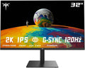 KTC 32 Inch 2K Monitor, 1440P IPS Computer Monitor, 100Hz 120Hz Frameless QHD by KTC