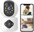 VSTARCAM 1080P Camera Dual-LensI, Pet Baby Monitor, 360° Security Camera Indoor by VSTARCAM