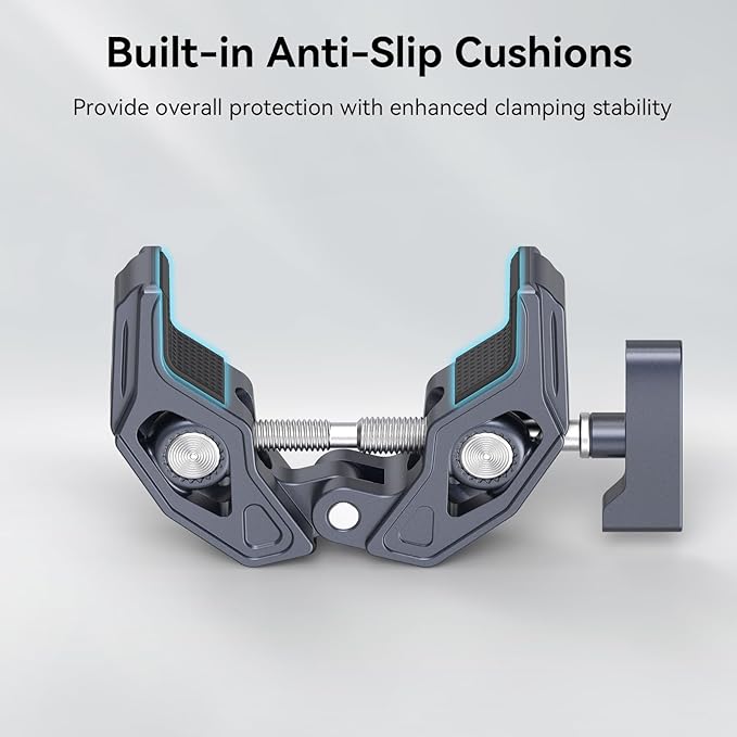 SMALLRIG Crab-Shaped Super Clamp, Camera Mount, 3/8"-16 Threaded Holes - Image 5
