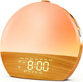 Sunrise Alarm Clock, Sound Machine, Wood Grain Dimmable Night Light by Unknown
