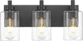 METWET 3-Light Bathroom Light Fixtures, Modern Vanity Lighting Fixtures Over by Metwet
