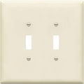 ENERLITES Jumbo Double Toggle Switch Cover, Two Gang Light Switch Wall Plate by Enerlites