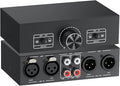 PROZOR 2-IN-2-OUT XLR Balanced/RCA Converter Audio Selector Splitter | Passive by PROZOR