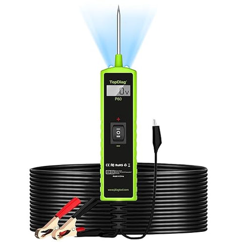 12 Volt Test Light Automotive, Power Circuit Probe Kit, 6V - 24V Car Fuse Tester by TopDiag